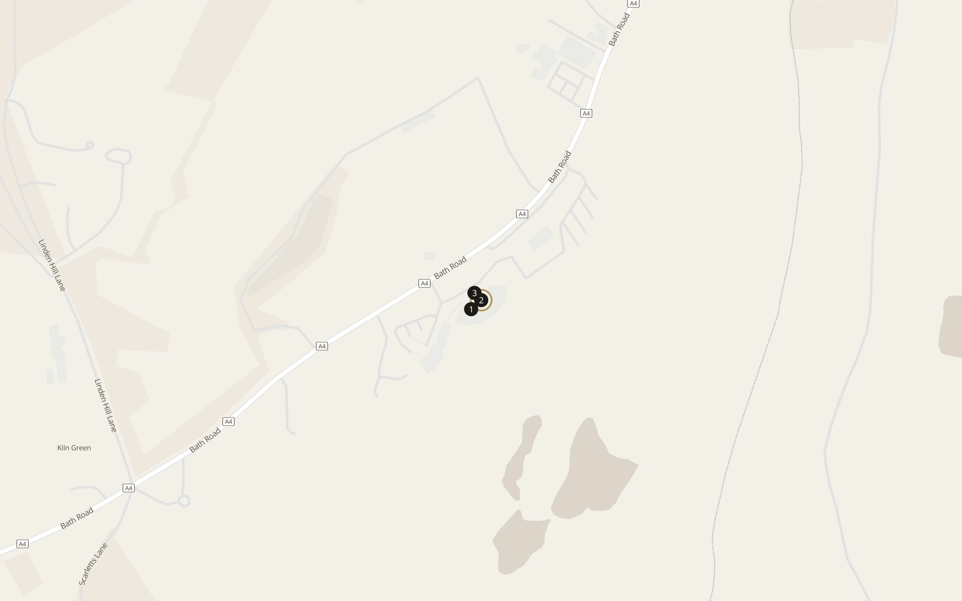 Local approach map for Castle Royle Golf Club