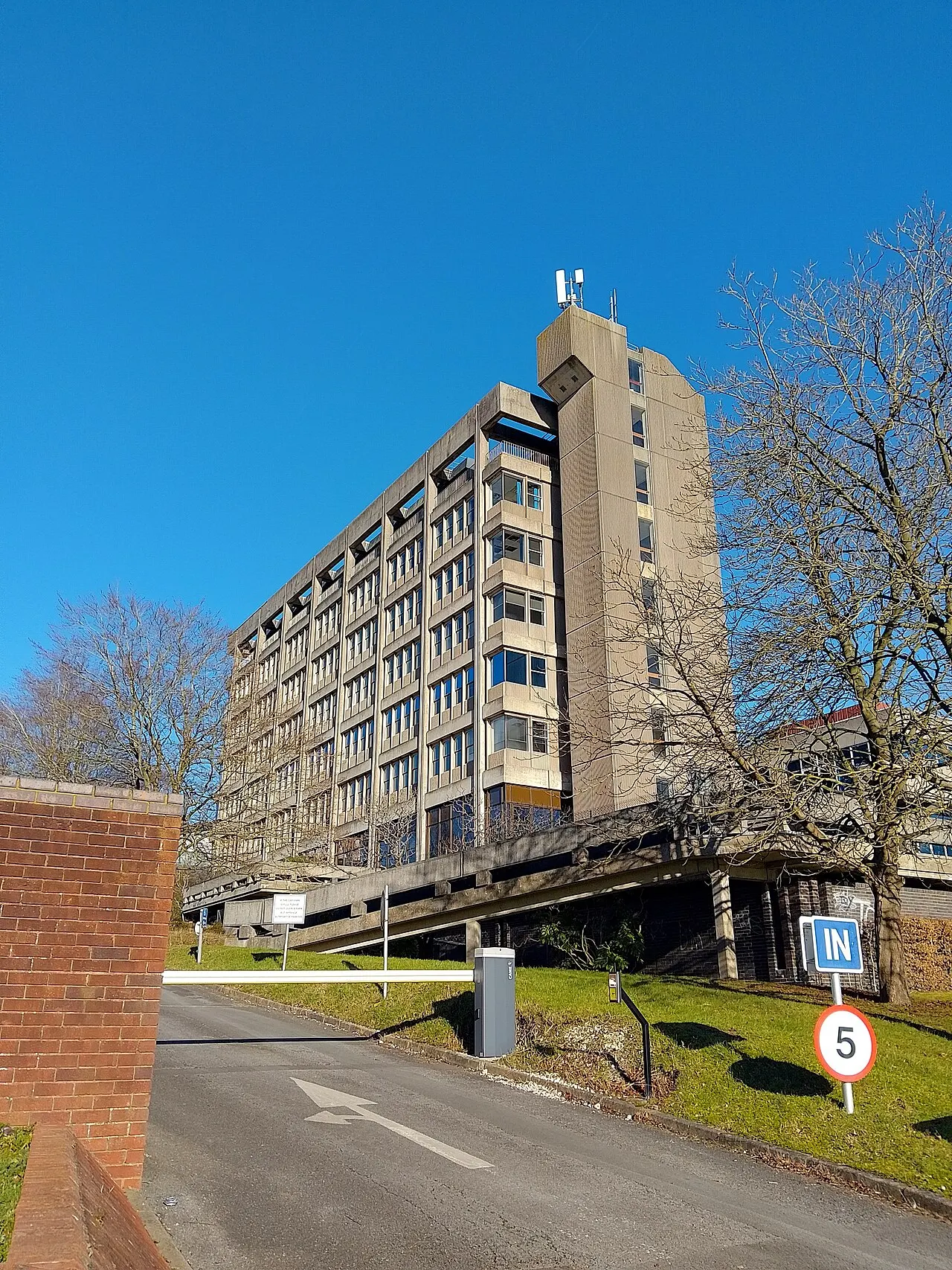 Office buildings at Basing View in January 2024