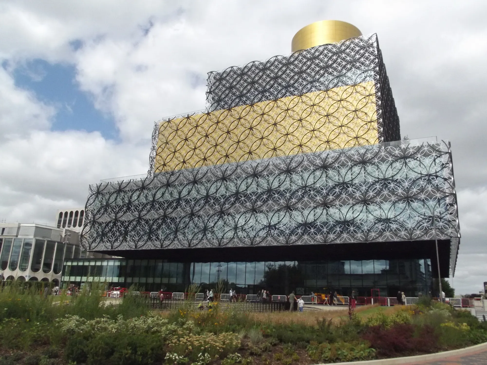 Library of Birmingham at Centenary Square, photographed in 2013 as another intercity destination example