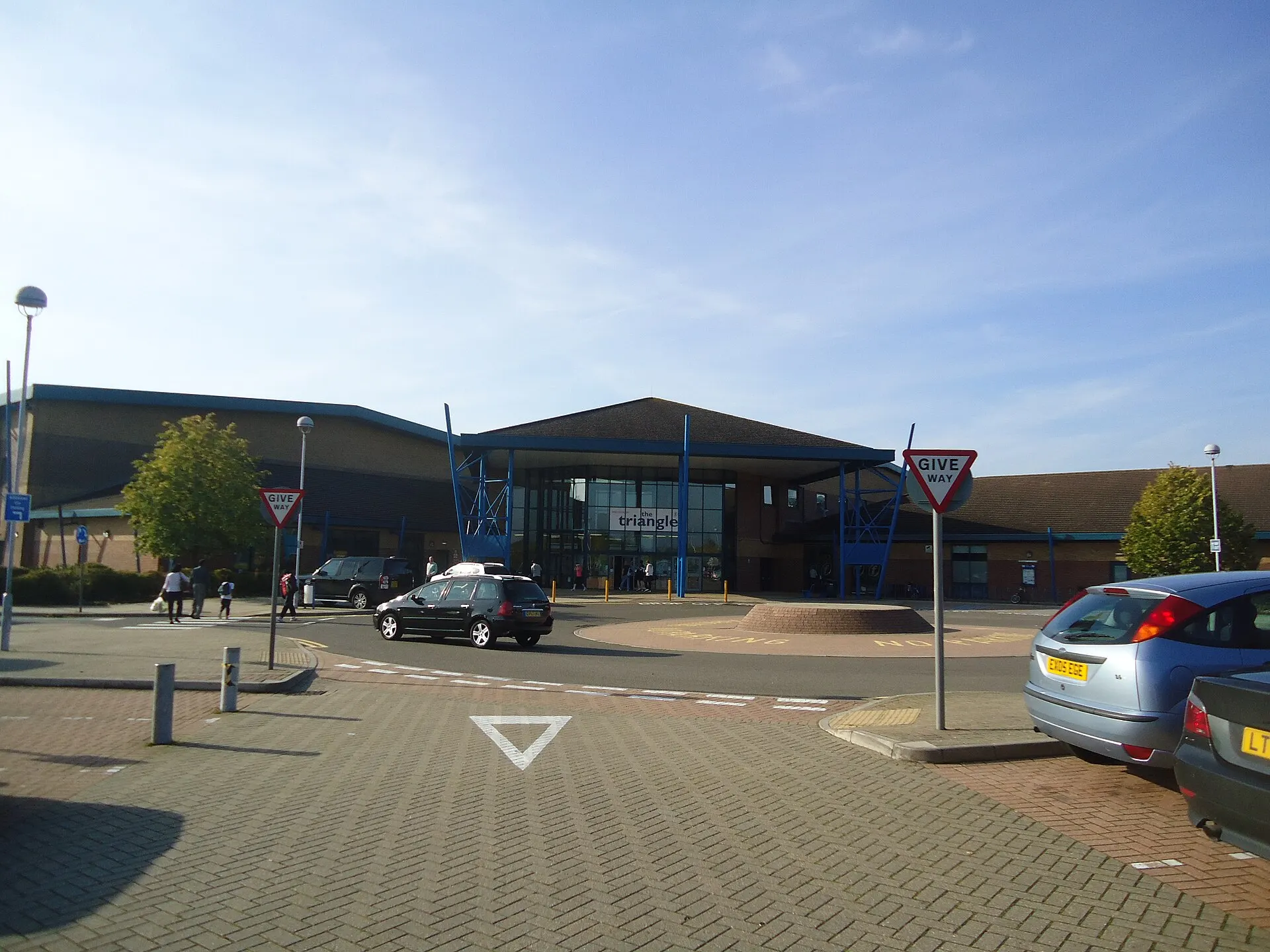 The Triangle Leisure Centre entrance in Burgess Hill in September 2011