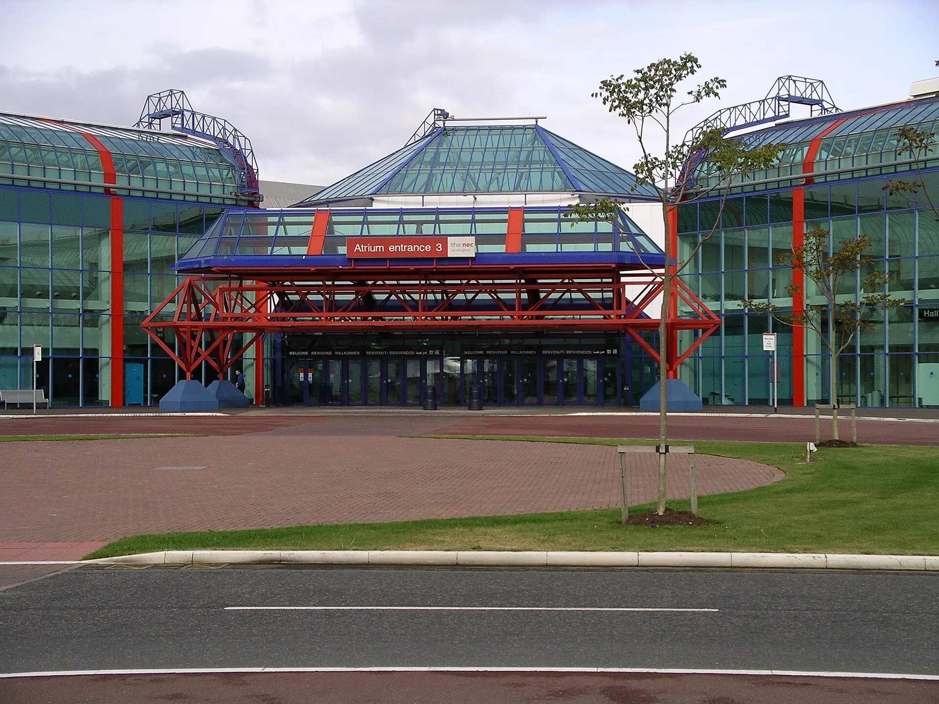 Entrance 3 at the NEC Birmingham, the venue for Advanced Engineering UK