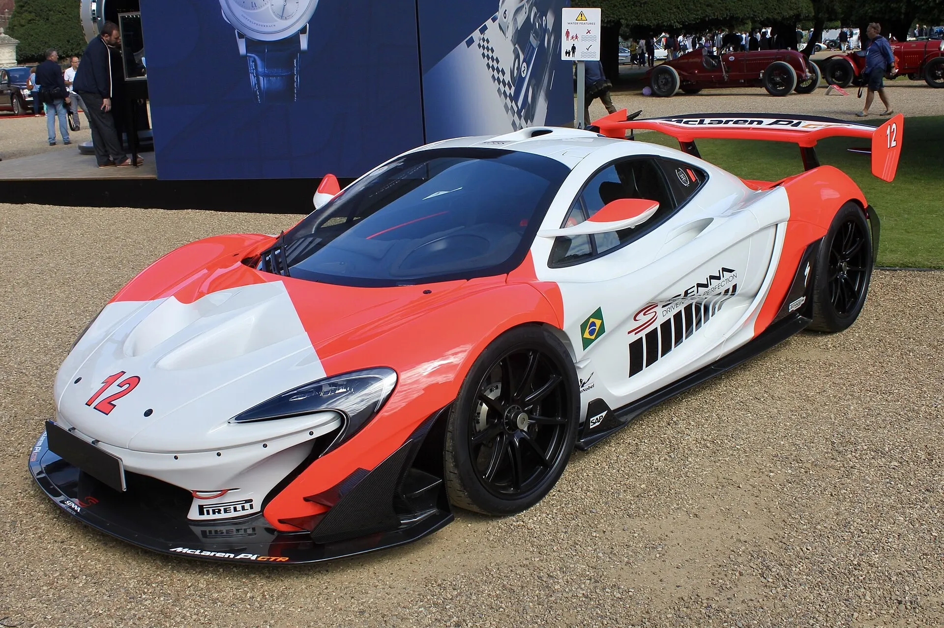 McLaren P1 GTR at the 2019 Concours of Elegance at Hampton Court Palace