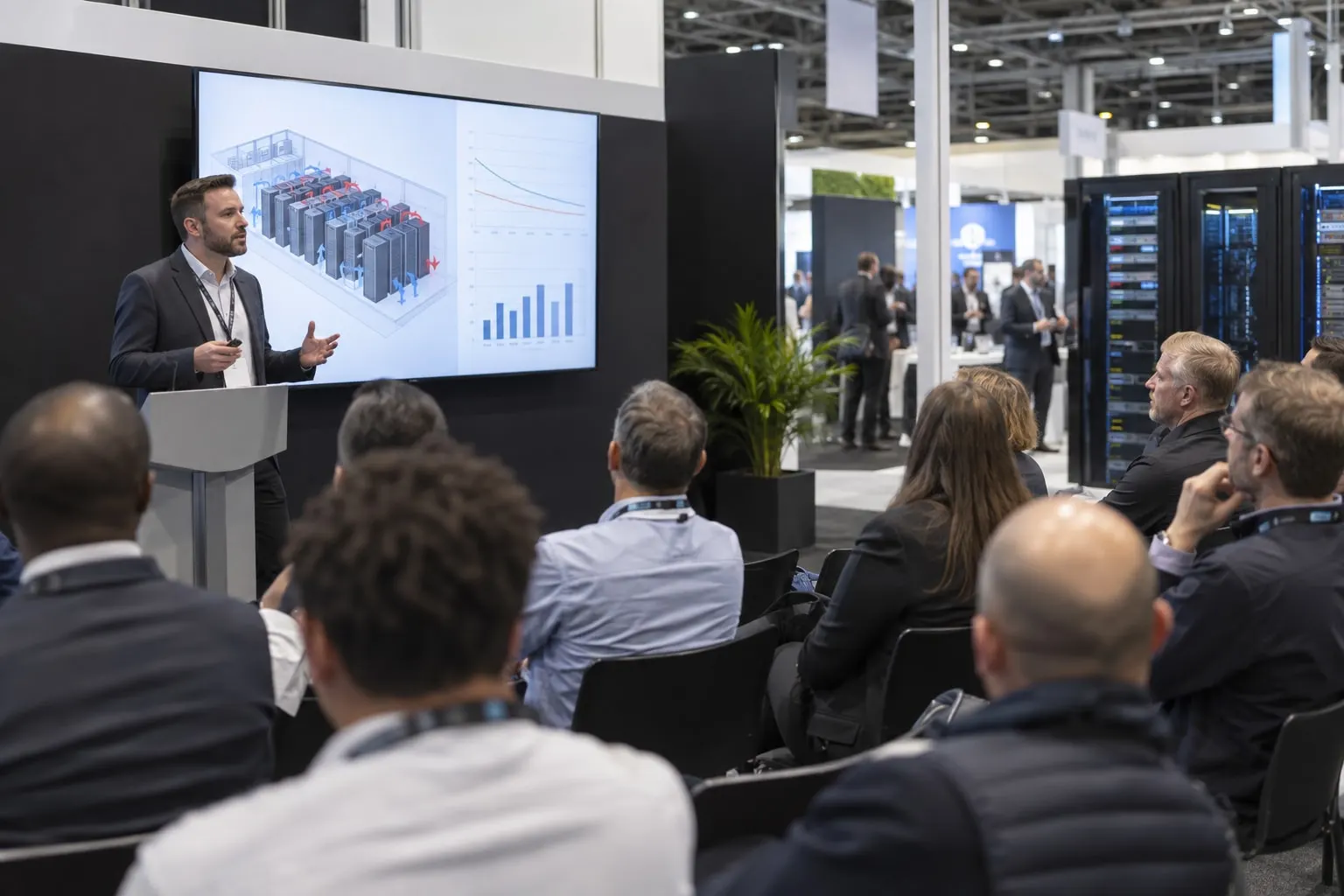 Illustrative Data Centre World technical conference session on energy and cooling