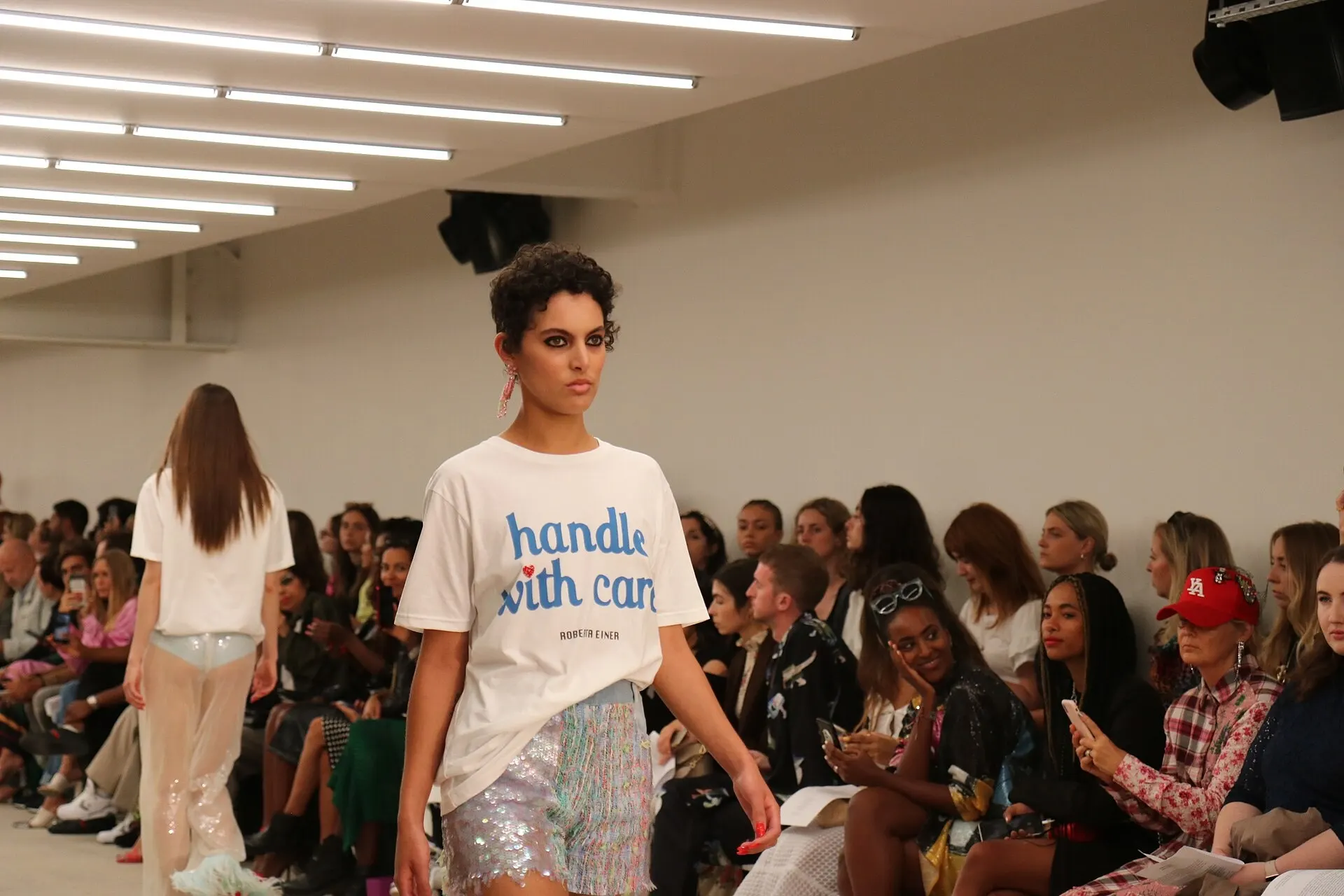 Roberta Einer catwalk presentation at London Fashion Week in 2019