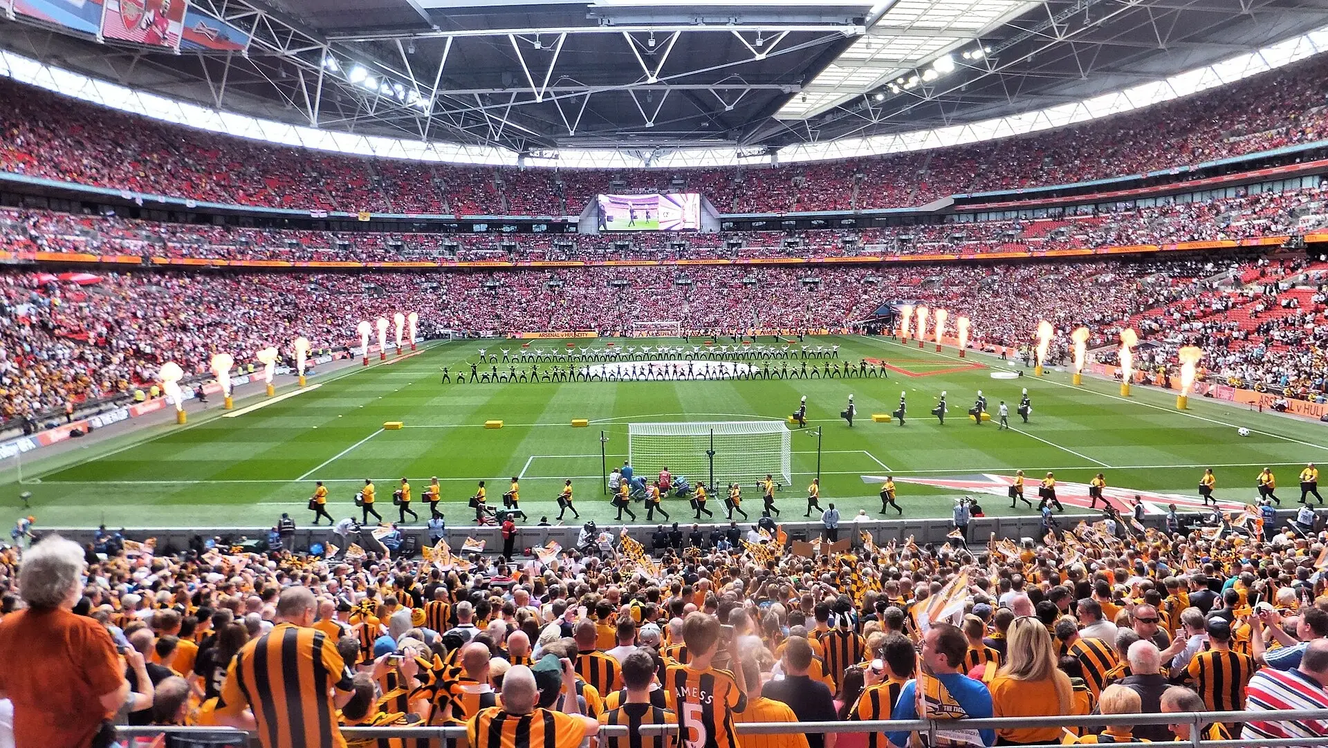 FA Cup Final at Wembley Stadium, photographed in 2014