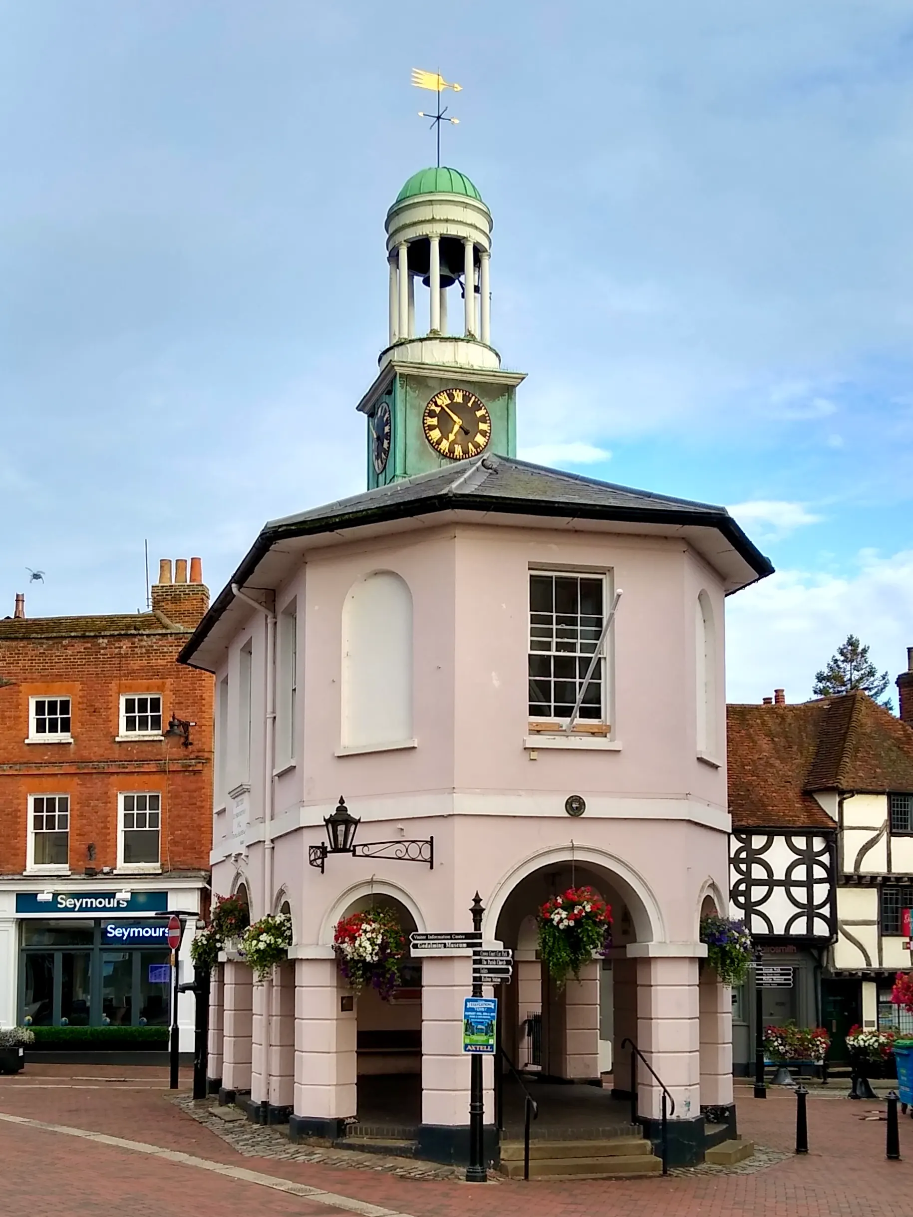 The Pepperpot on Godalming High Street in August 2023