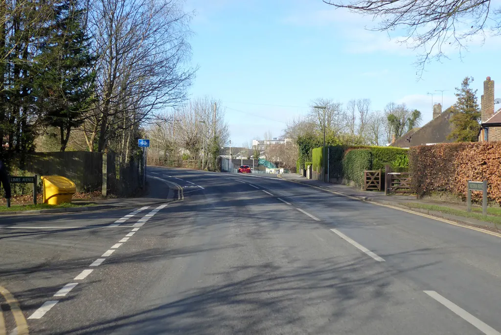 Victoria Road in Horley in February 2018