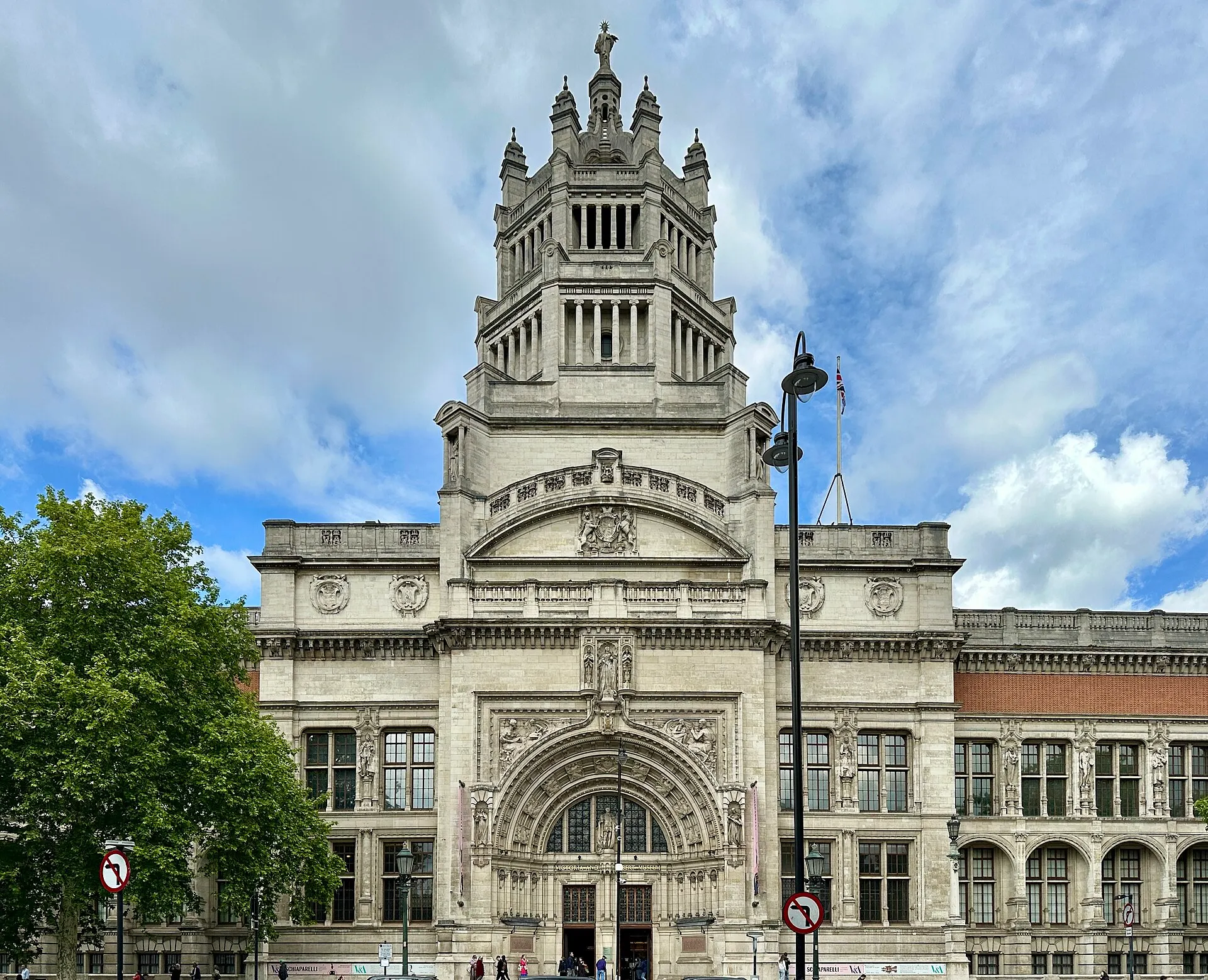 Victoria and Albert Museum exterior in South Kensington in May 2026