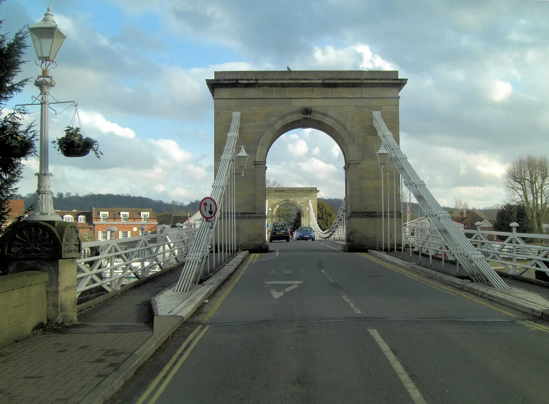 Marlow Bridge across the River Thames