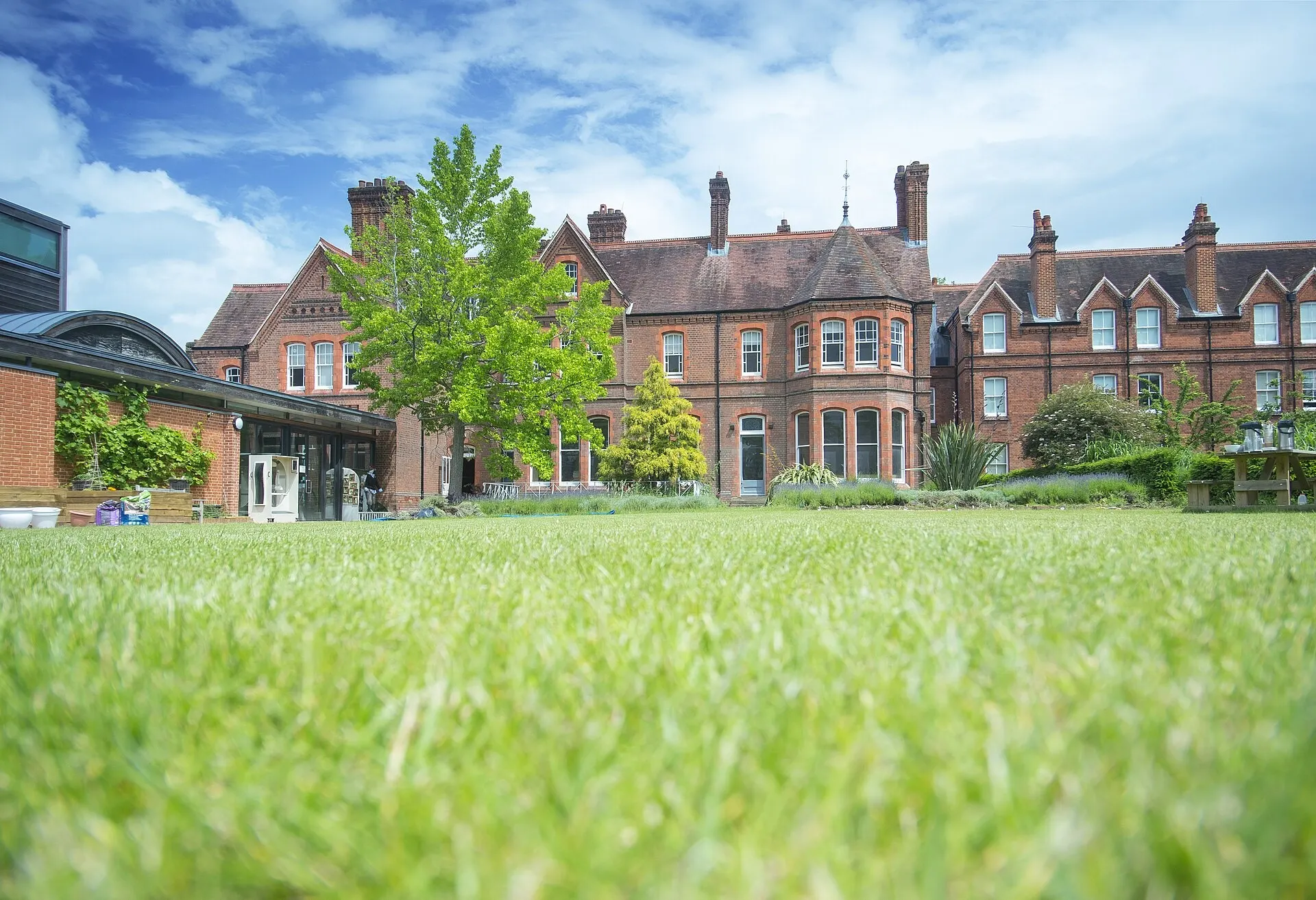 The Museum of English Rural Life in Reading seen across its grounds