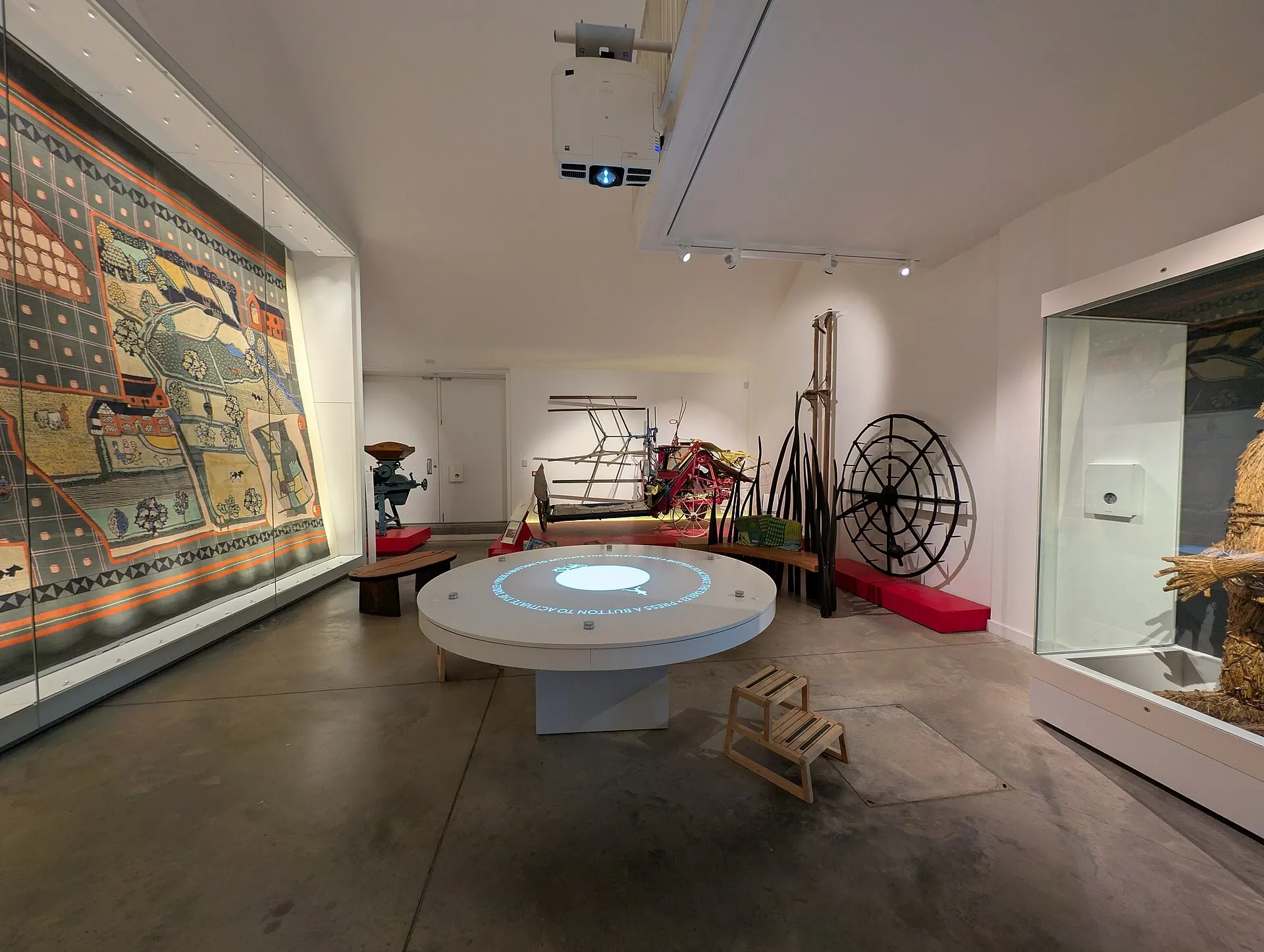 Our Country Lives gallery inside the Museum of English Rural Life