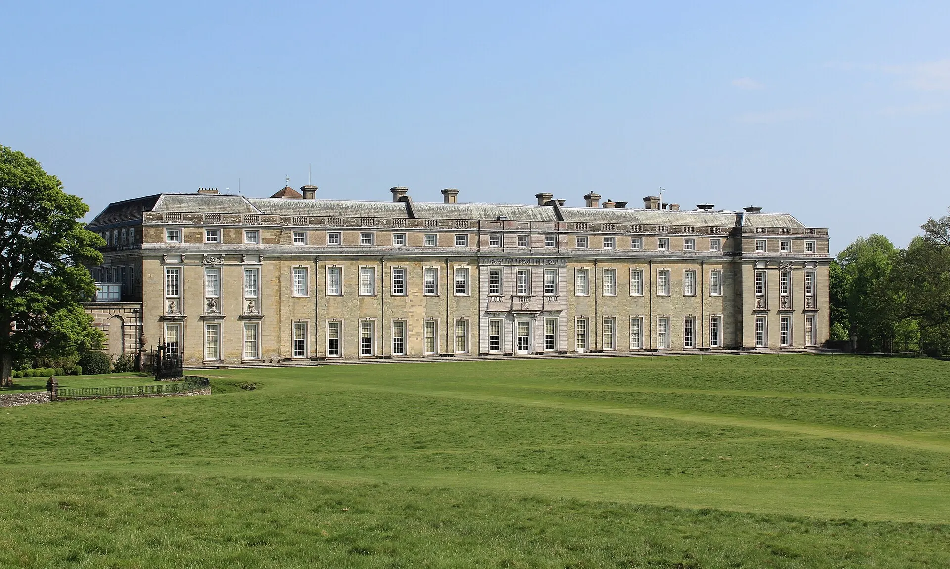 West facade of Petworth House in May 2016