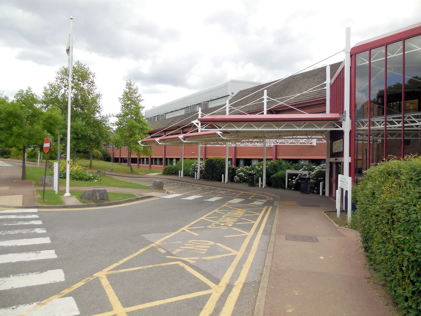 Princess Royal Hospital main entrance in Haywards Heath in August 2013