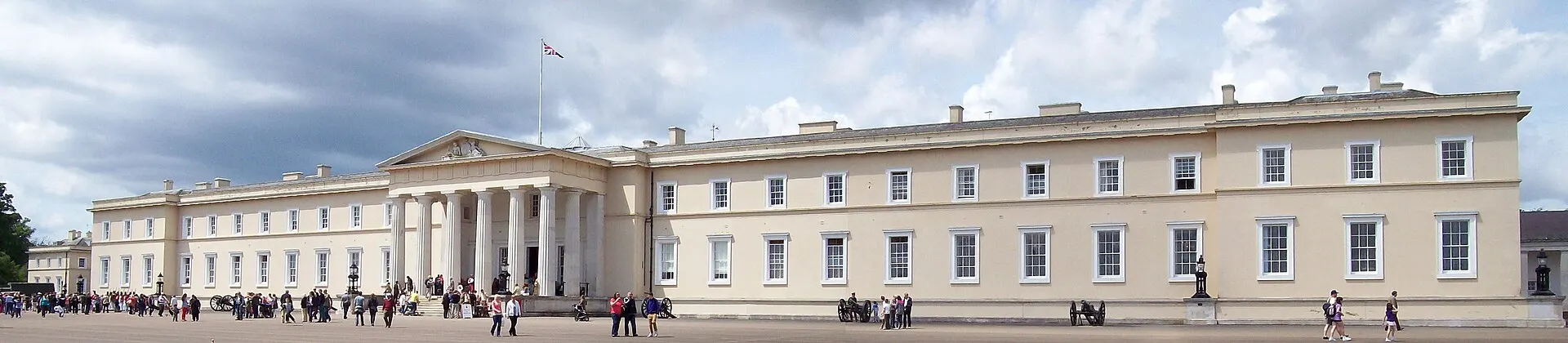 Old College front at the Royal Military Academy Sandhurst in June 2012