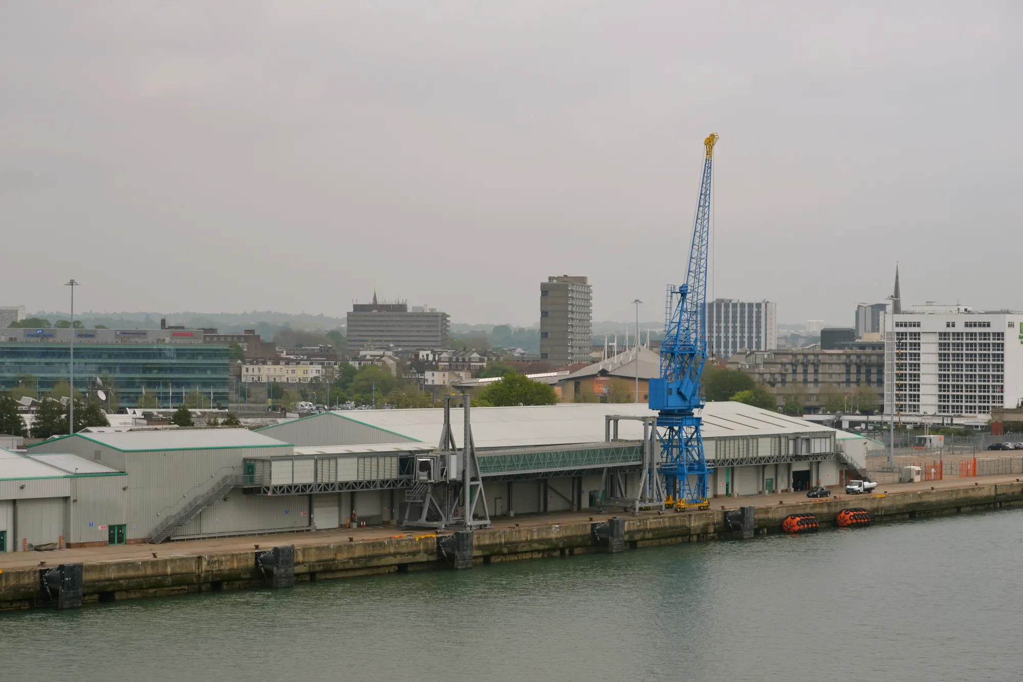 City Cruise Terminal building and quay at Southampton Berth 101 in 2013