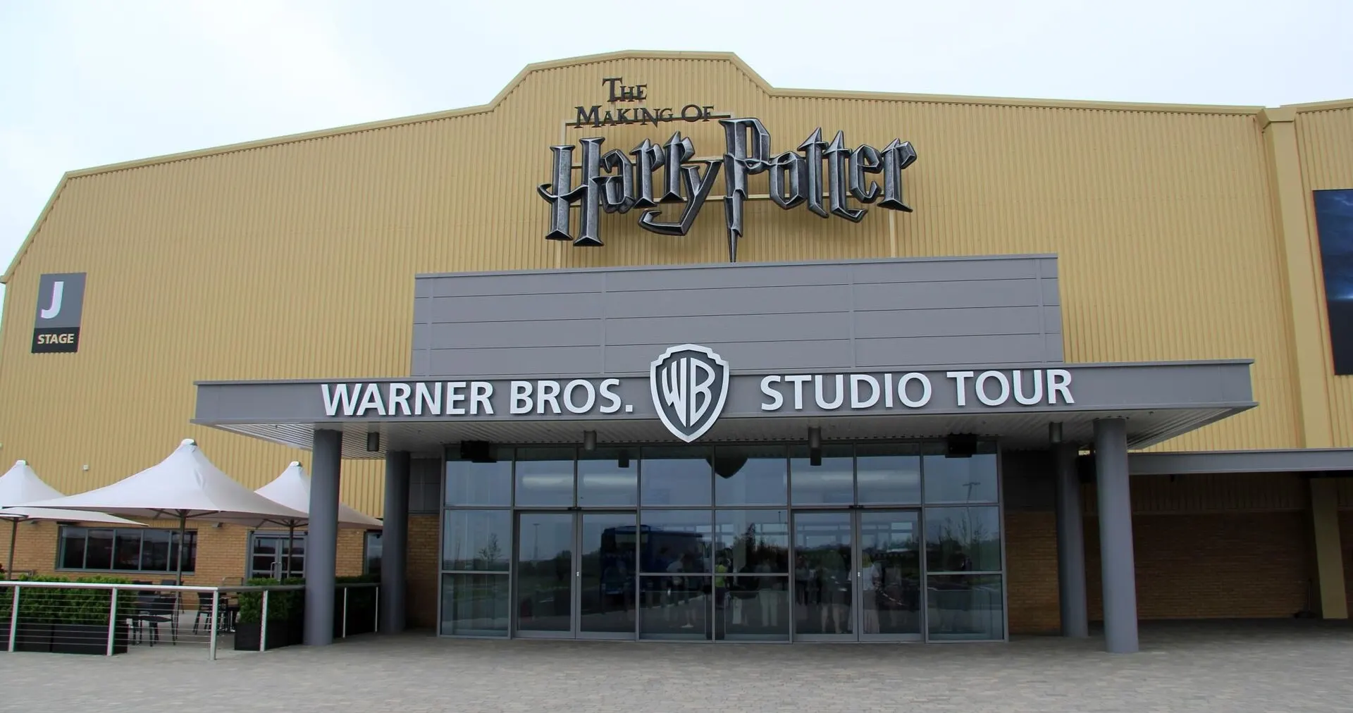 Warner Bros. Studio Tour entrance at Leavesden in a 2012 photograph