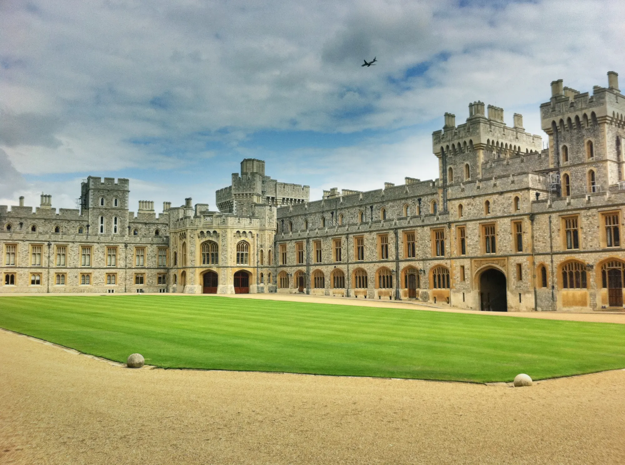 Windsor Castle quadrangle in June 2012