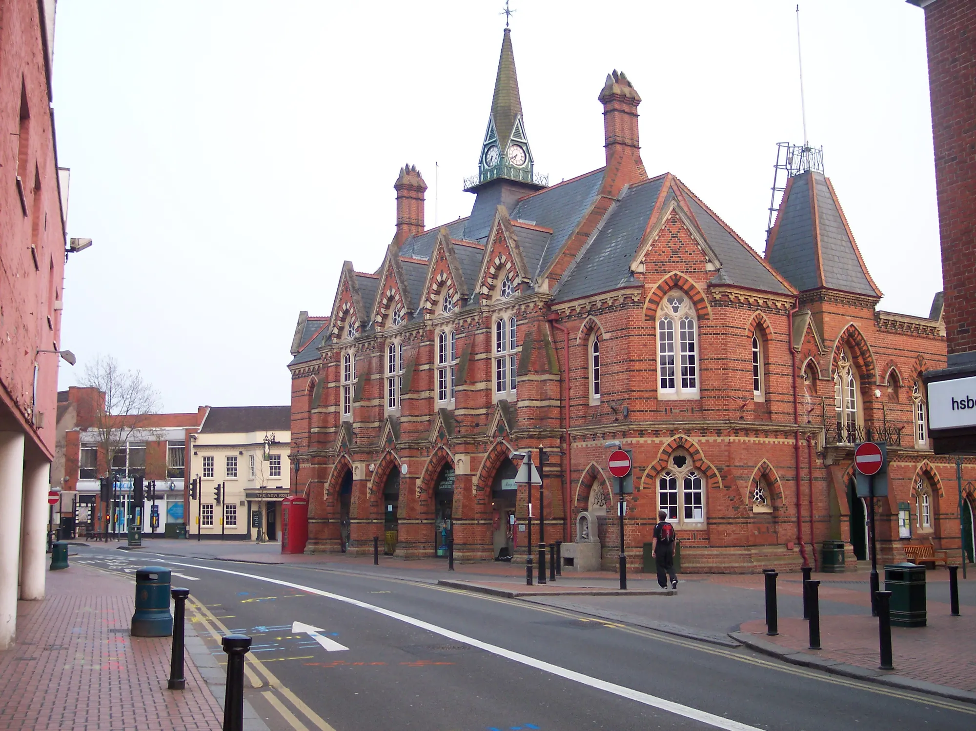 Wokingham Town Hall in Market Place, photographed in March 2007